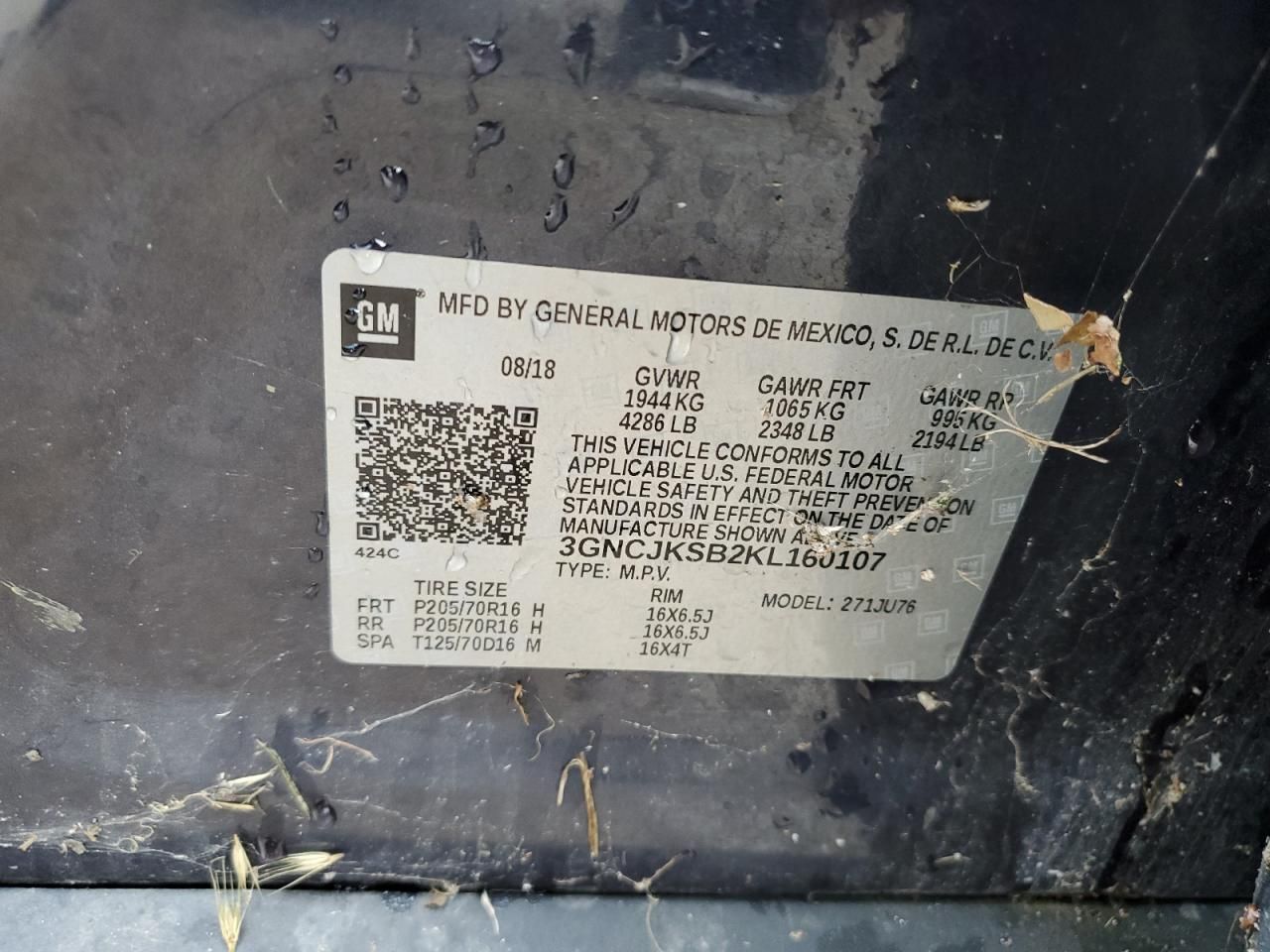 2019 Chevrolet Trax ls