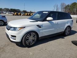 Land Rover Range Rover salvage cars for sale: 2016 Land Rover Range Rover Sport HSE