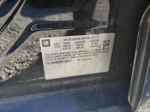 2016 Chevrolet Sonic LTZ