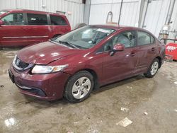 Honda salvage cars for sale: 2013 Honda Civic LX