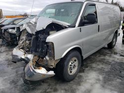 Salvage trucks for sale at Montreal Est, QC auction: 2017 GMC Savana G2500