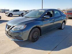 Salvage cars for sale from Copart Grand Prairie, TX: 2016 Nissan Sentra S