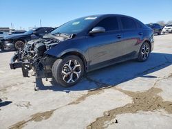 Salvage cars for sale from Copart Grand Prairie, TX: 2021 KIA Forte FE