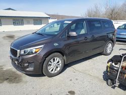 KIA salvage cars for sale: 2017 KIA Sedona LX