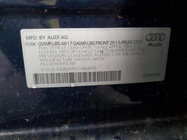 2004 Audi A4 3.0 Quattro