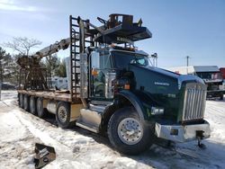 Salvage cars for sale from Copart Kincheloe, MI: 2015 Kenworth Construction T800