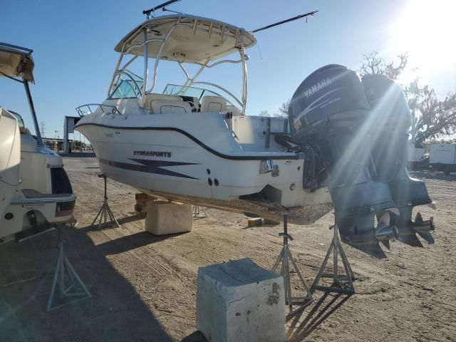 2006 Hydra Sport Boat With Trailer