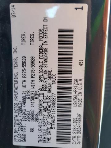 2014 Toyota Tundra Crewmax Platinum