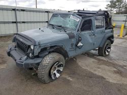 Jeep salvage cars for sale: 2014 Jeep Wrangler Unlimited Sport