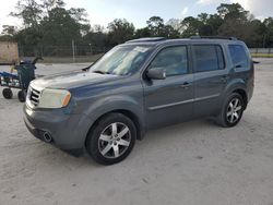 Salvage cars for sale from Copart Fort Pierce, FL: 2012 Honda Pilot Touring