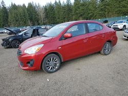 Mitsubishi Mirage salvage cars for sale: 2018 Mitsubishi Mirage G4 ES