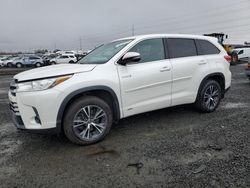 Toyota Vehiculos salvage en venta: 2017 Toyota Highlander Hybrid