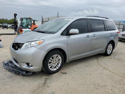 Toyota Sienna xle salvage cars for sale: 2011 Toyota Sienna XLE