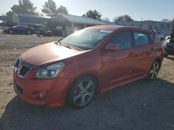 Pontiac Vibe salvage cars for sale: 2009 Pontiac Vibe GT