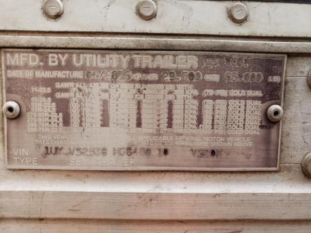 2017 Utility VS2DX DRY Van Trailer