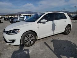 Volkswagen Golf salvage cars for sale: 2019 Volkswagen E-GOLF SE