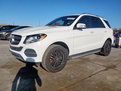 Salvage cars for sale from Copart Grand Prairie, TX: 2016 Mercedes-Benz GLE 350