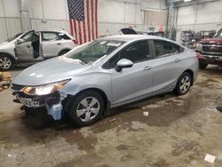 Chev Vehiculos salvage en venta: 2017 Chev Cruze ls