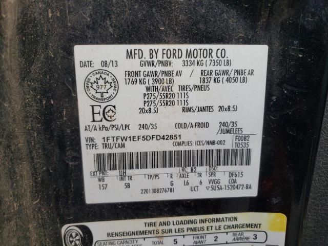 2013 Ford F150 Supercrew