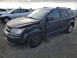 Salvage cars for sale from Copart Antelope, CA: 2017 Dodge Journey SE