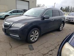 Acura salvage cars for sale: 2016 Acura MDX Advance