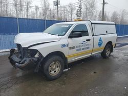 Salvage trucks for sale at Moncton, NB auction: 2016 Dodge RAM 1500 ST
