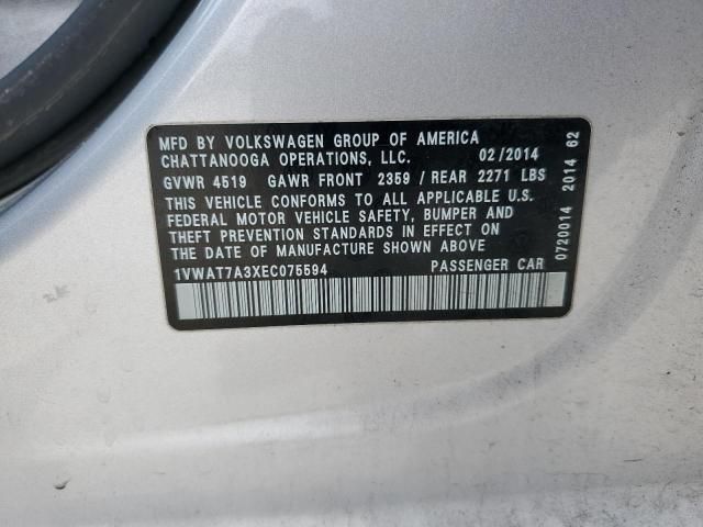 2014 Volkswagen Passat s
