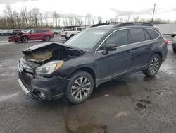 Subaru salvage cars for sale: 2017 Subaru Outback 2.5I Limited