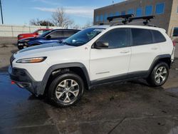 Jeep Cherokee salvage cars for sale: 2015 Jeep Cherokee Trailhawk