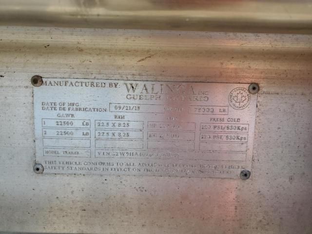 2016 Wali NGA Tank Trailer