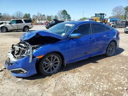 Honda salvage cars for sale: 2020 Honda Civic EX