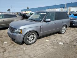 Land Rover Range Rover salvage cars for sale: 2012 Land Rover Range Rover HSE