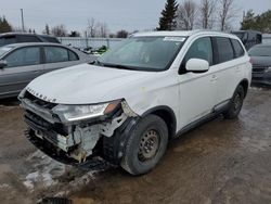 Mitsubishi salvage cars for sale: 2018 Mitsubishi Outlander ES