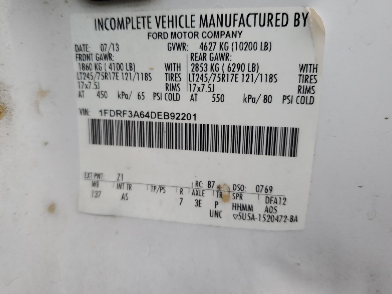 2013 Ford F350 Super Duty