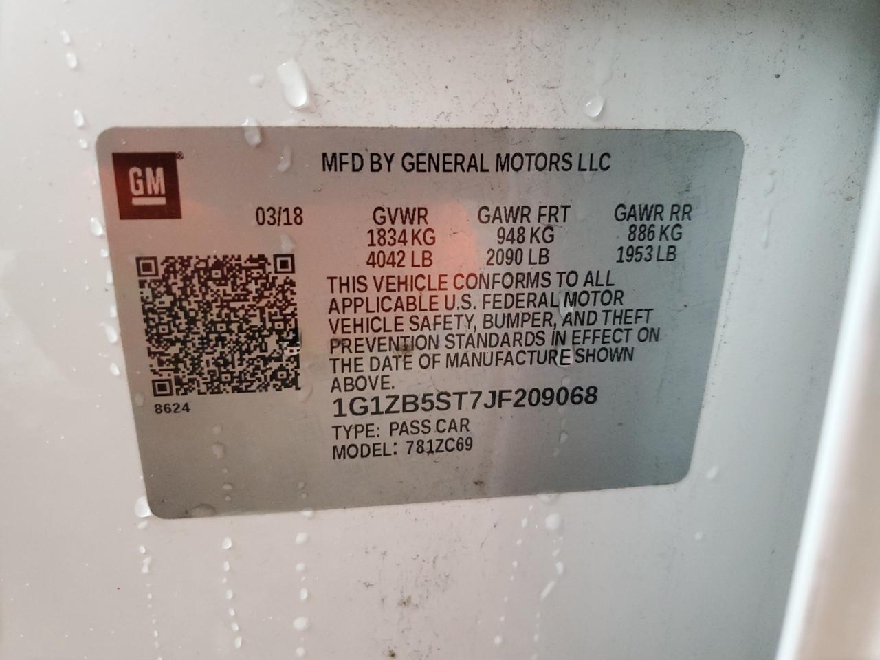 2018 Chevrolet Malibu ls