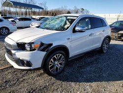 Mitsubishi Outlander salvage cars for sale: 2017 Mitsubishi Outlander Sport ES