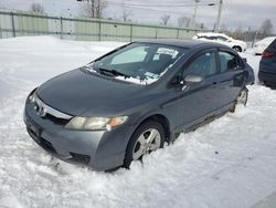 Honda salvage cars for sale: 2009 Honda Civic LX-S