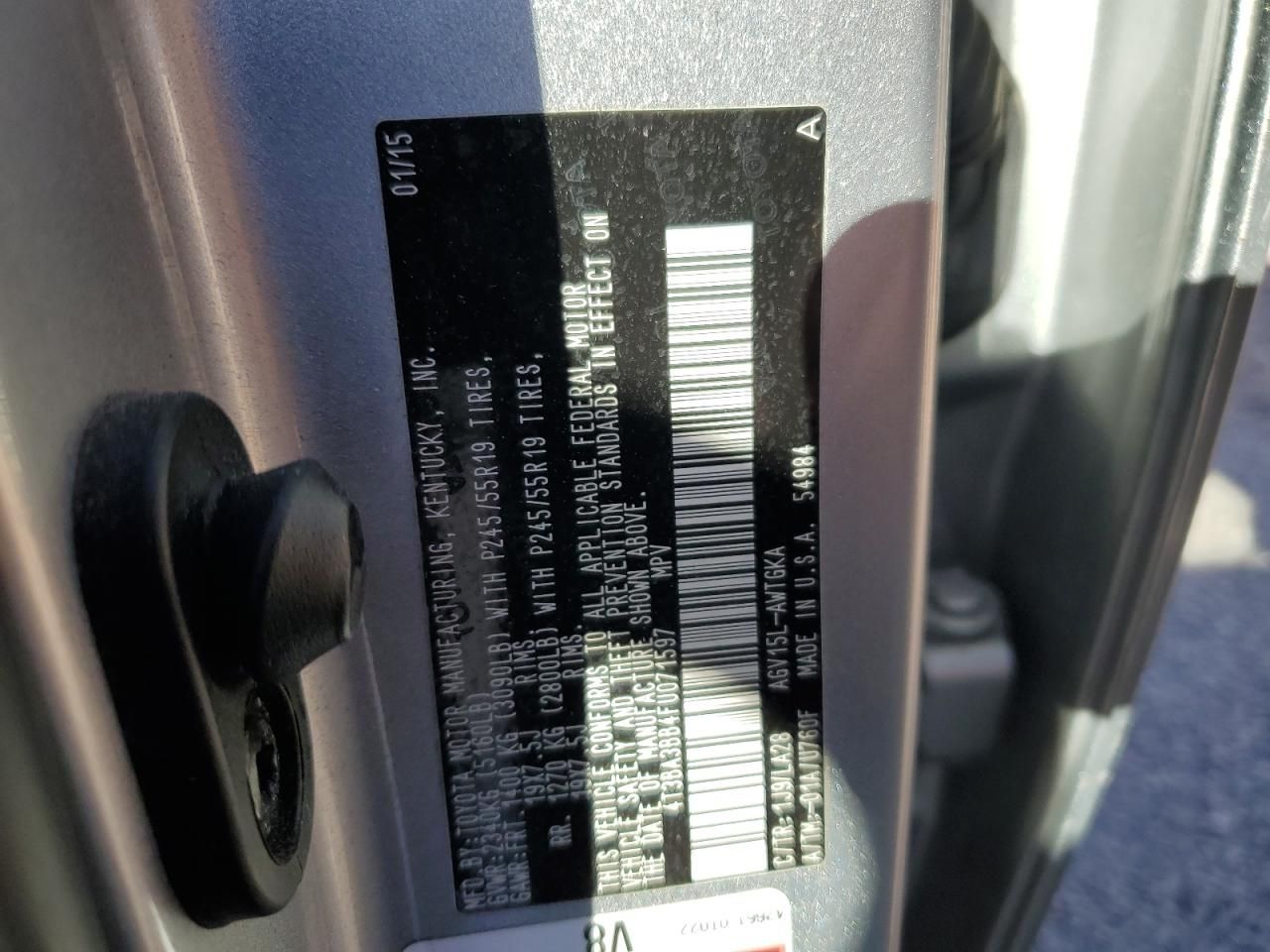 2015 Toyota Venza le