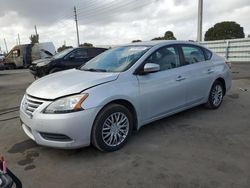 Salvage cars for sale from Copart Miami, FL: 2013 Nissan Sentra S