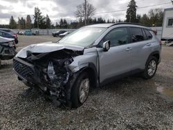 Toyota Corolla cr Vehiculos salvage en venta: 2022 Toyota Corolla Cross LE