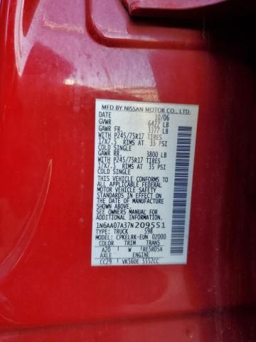 2007 Nissan Titan XE