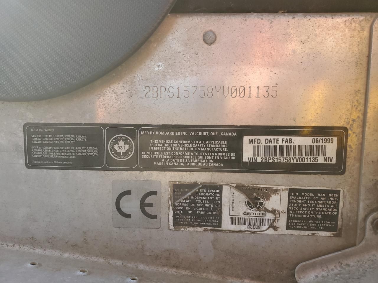 2000 Skidoo 2000 Skidoo MXZ600