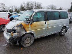 Volkswagen Eurovan salvage cars for sale: 2001 Volkswagen Eurovan MV