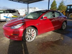 Tesla salvage cars for sale: 2018 Tesla Model 3