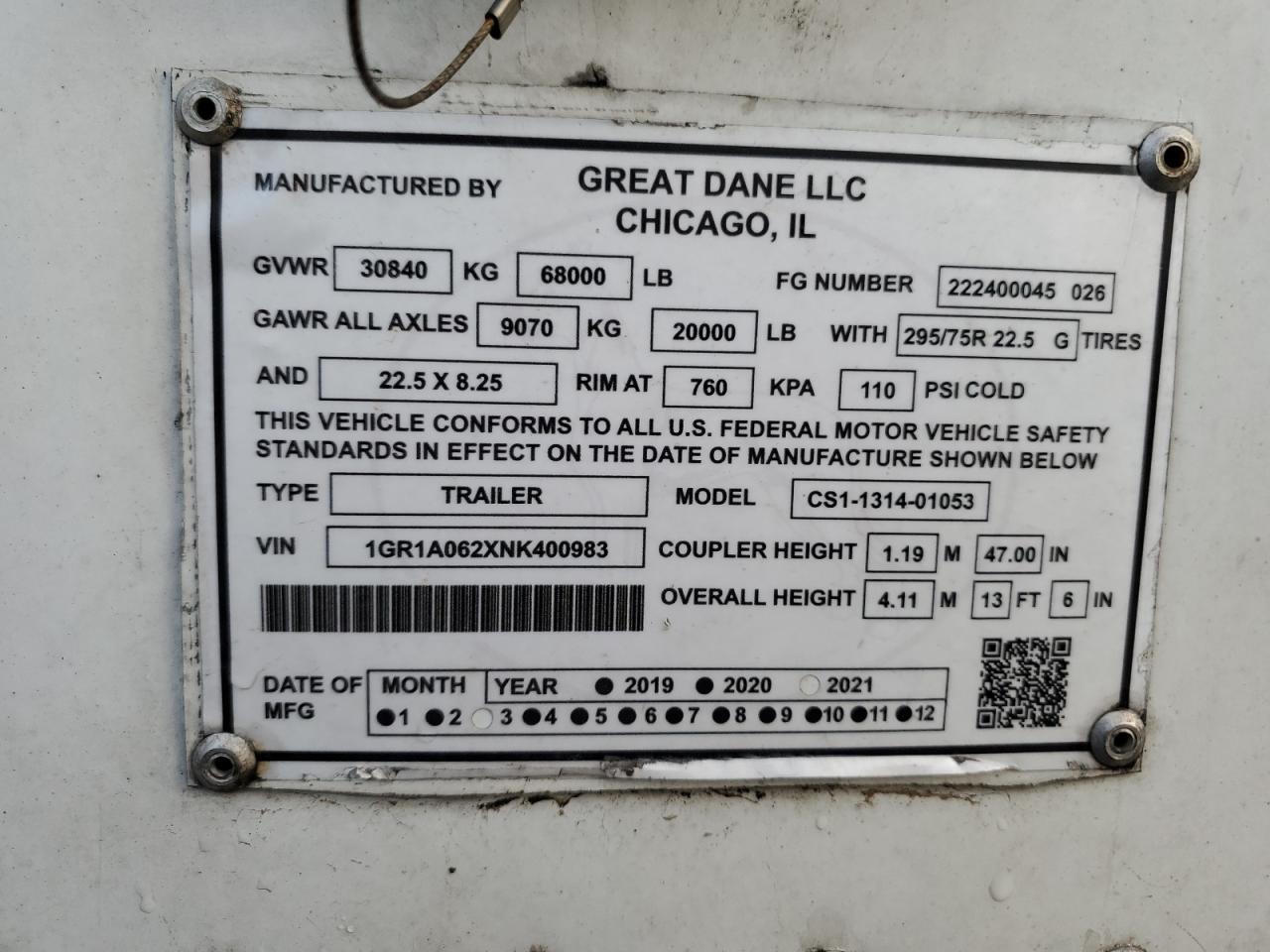 2022 Great Dane Trailers