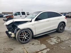 Salvage cars for sale from Copart Grand Prairie, TX: 2016 Mercedes-Benz GLE Coupe 450 4matic