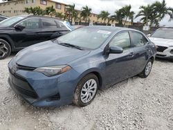 Toyota salvage cars for sale: 2018 Toyota Corolla L