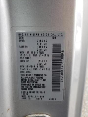 2015 Nissan NV200 2.5S