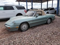 Alfa Romeo salvage cars for sale: 1986 Alfa Romeo Veloce 2000 Spider