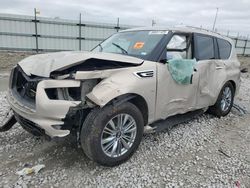 Infiniti QX80 salvage cars for sale: 2019 Infiniti QX80 Luxe